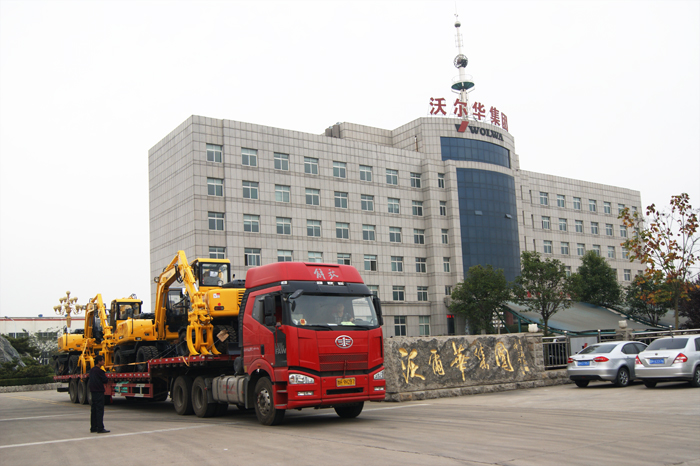 沃爾華集團12臺DLS系列蔗木裝卸機順利出口墨西哥