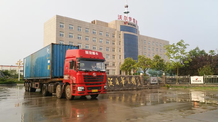 沃爾華集團挖掘機、起重機出口哥斯達黎加