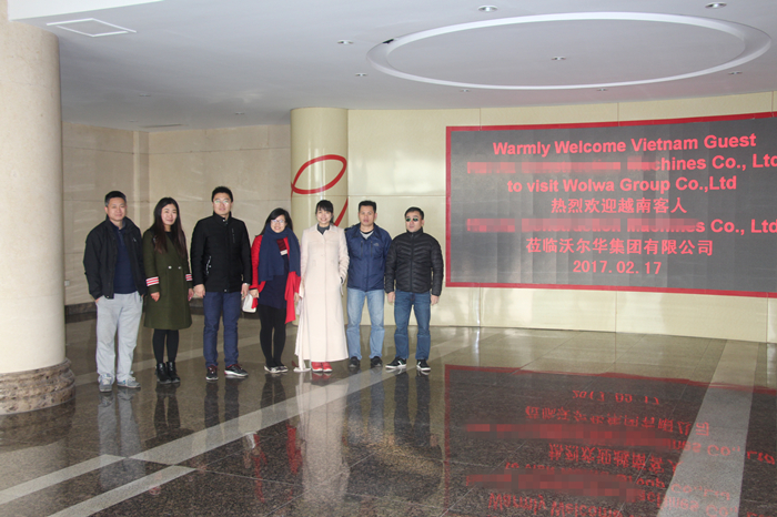 越南客戶訪問沃爾華集團 越南客戶訪問沃爾華集團