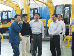 中華人民共和國財政部領導一行蒞臨沃爾華集團視察工作