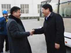 市委常委、高新區黨工委書記佘春明到沃爾華集團考察調研工作