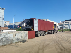 沃爾華集團2臺輪式挖掘機出口東南亞地區